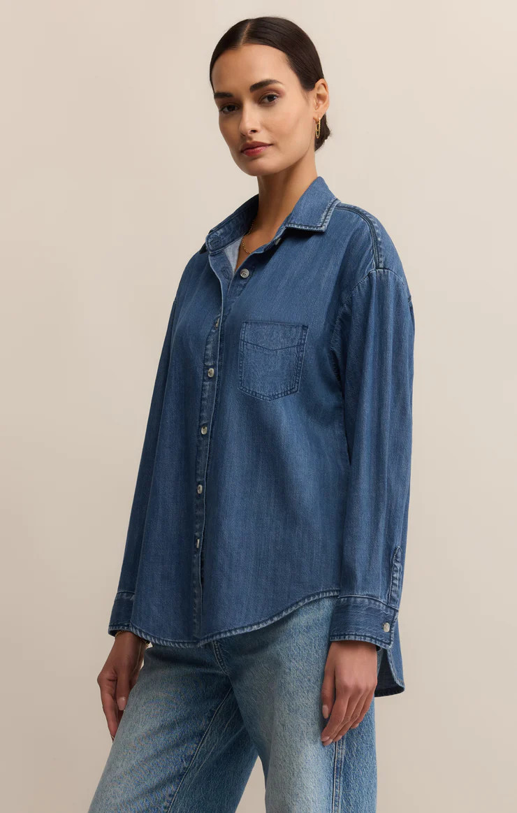 Atwood Lightweight Denim Button Up | Z Supply