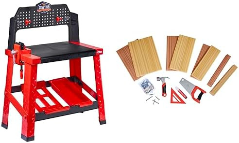 Little Tikes Creative Construction Workbench with 15+ Accessories, Pretend Play Construction Set,... | Amazon (US)