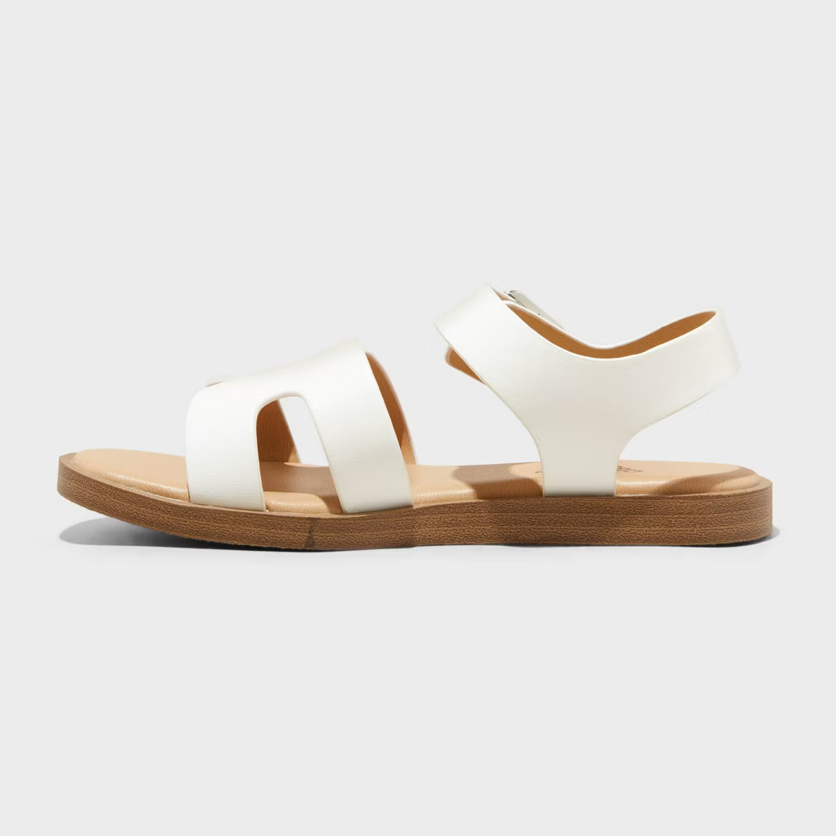 Kids' Mari Ankle Strap Sandals - art class™ Cognac 13: Open Toe, Buckle Closure, Textured Outso... | Target