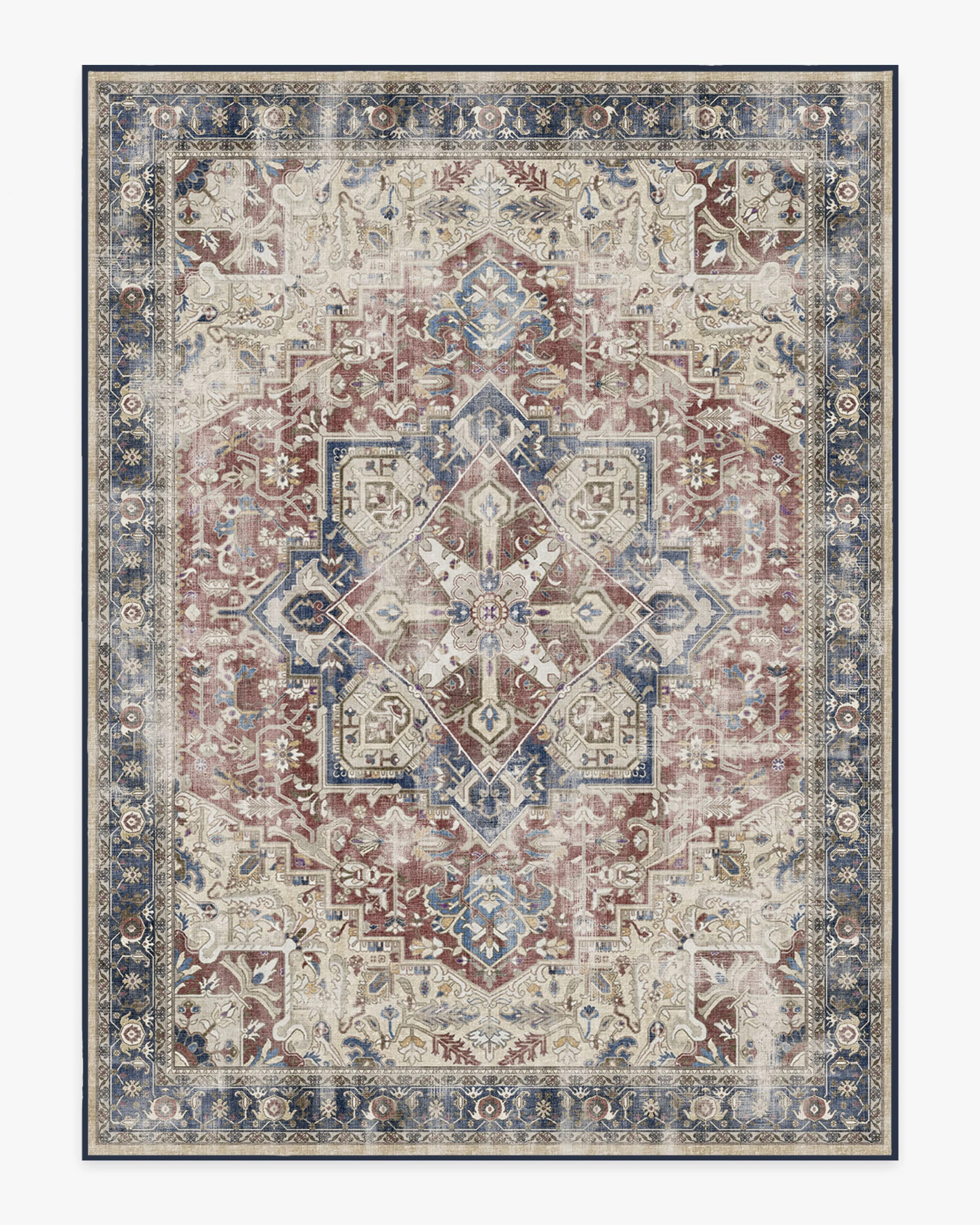 Kamran Royal Blue Rug | Ruggable