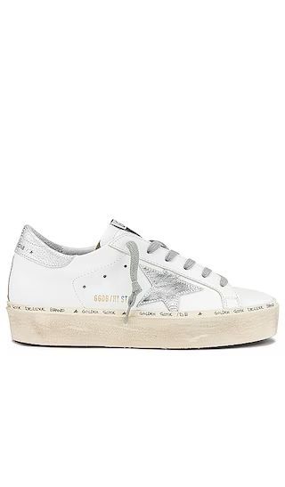 Hi Star Sneaker in White & Silver | Revolve Clothing (Global)