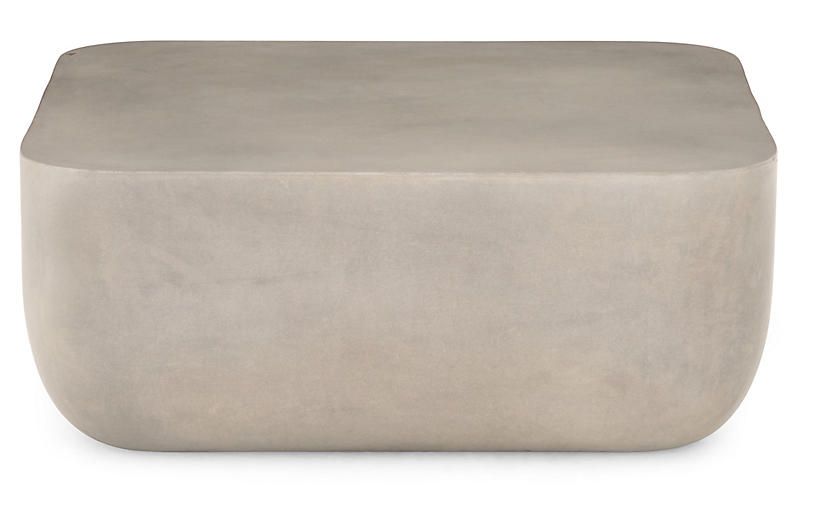 Jose Square Coffee Table, Gray | One Kings Lane