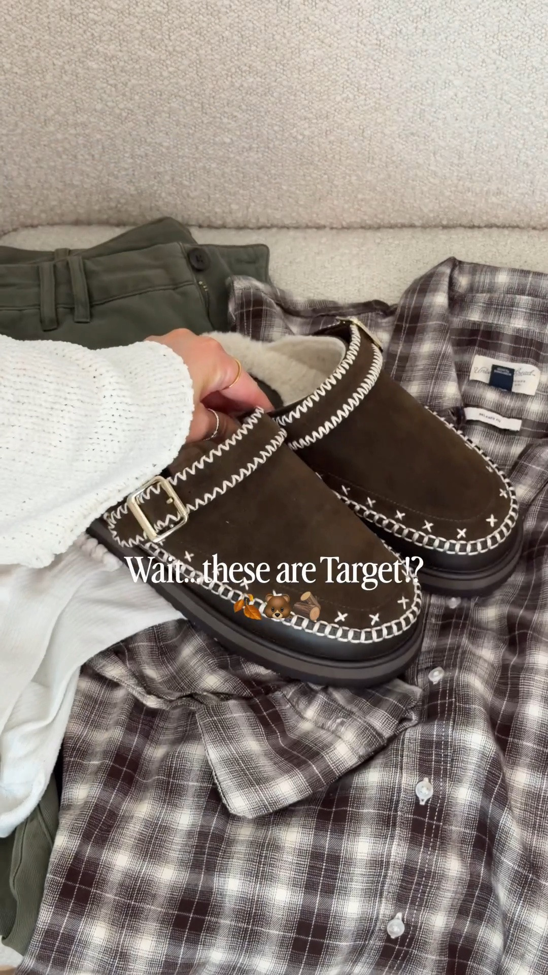 Cozy @Target mules! I got my true size