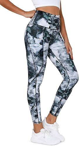 ODODOS Women's High Waisted Yoga Leggings with Pockets, Tummy Control Non See Through Workout Ath... | Amazon (US)