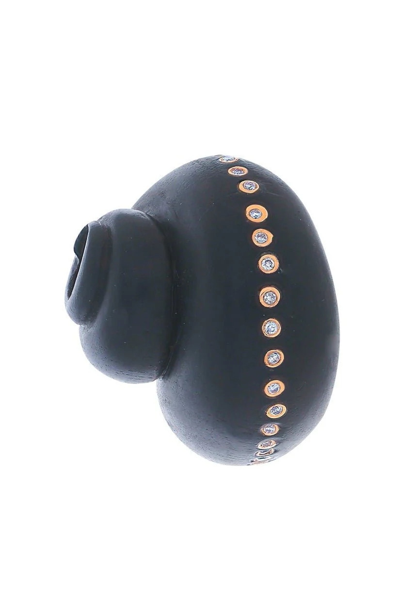 Classic Onyx Carved Turbo Shell Pendant | Marissa Collections