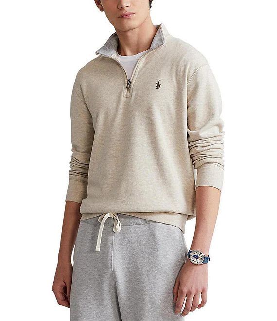 Luxury Jersey Half-Zip Pullover | Dillard's