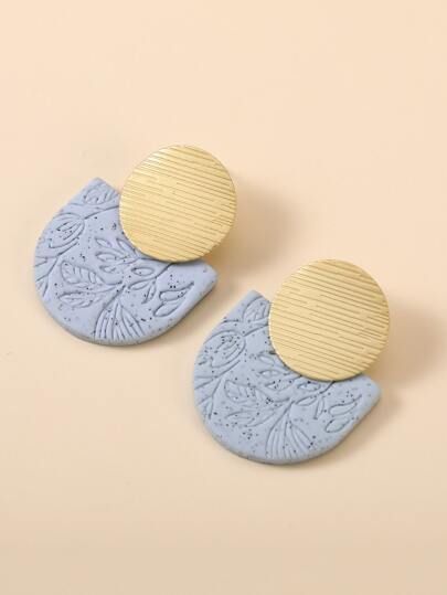 Leaf Pattern Drop Earrings | SHEIN