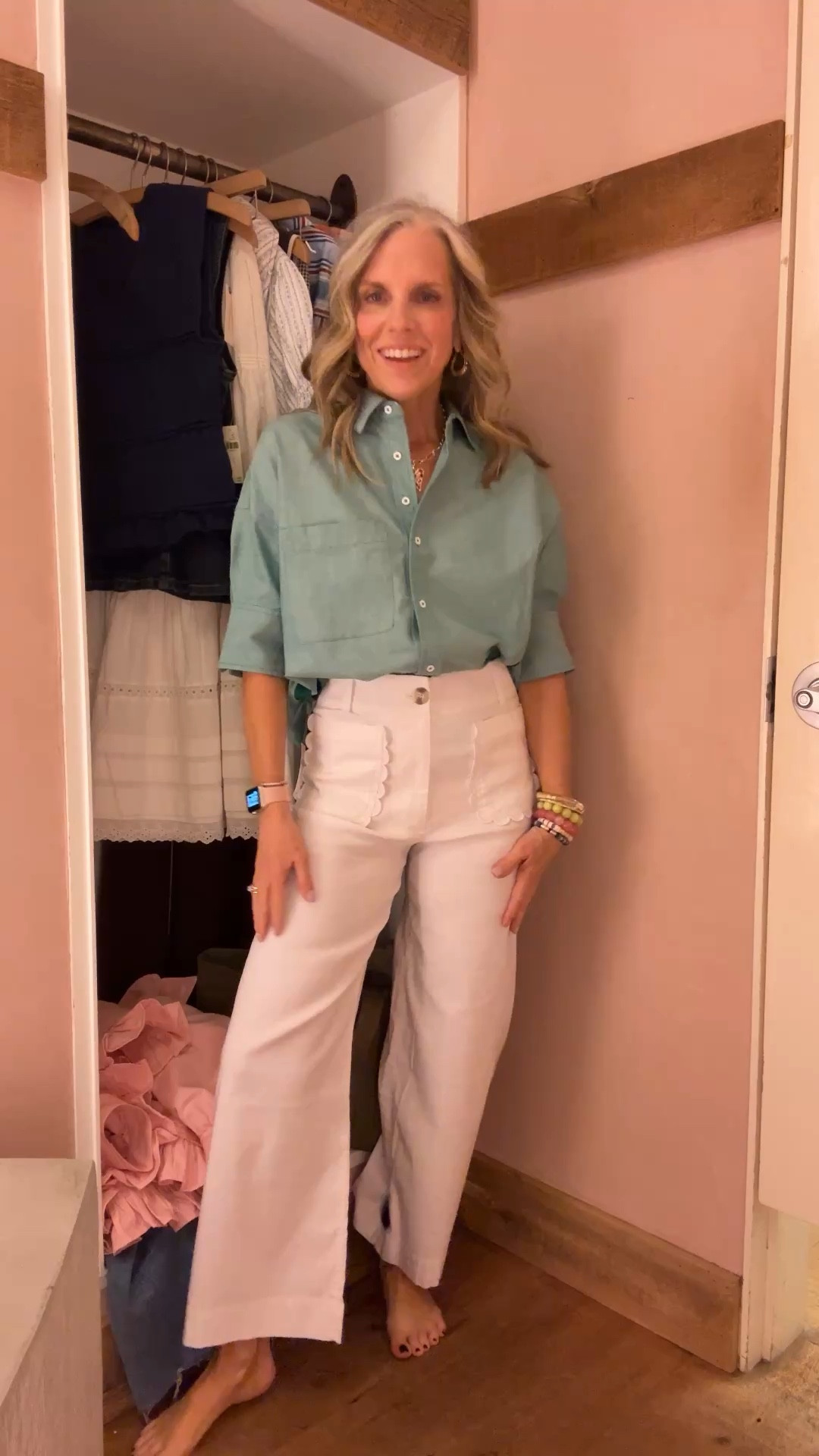 We’re going to wear these all spring and summer. 27 pants/XS shirt 

#LTKootd #LTKOver40