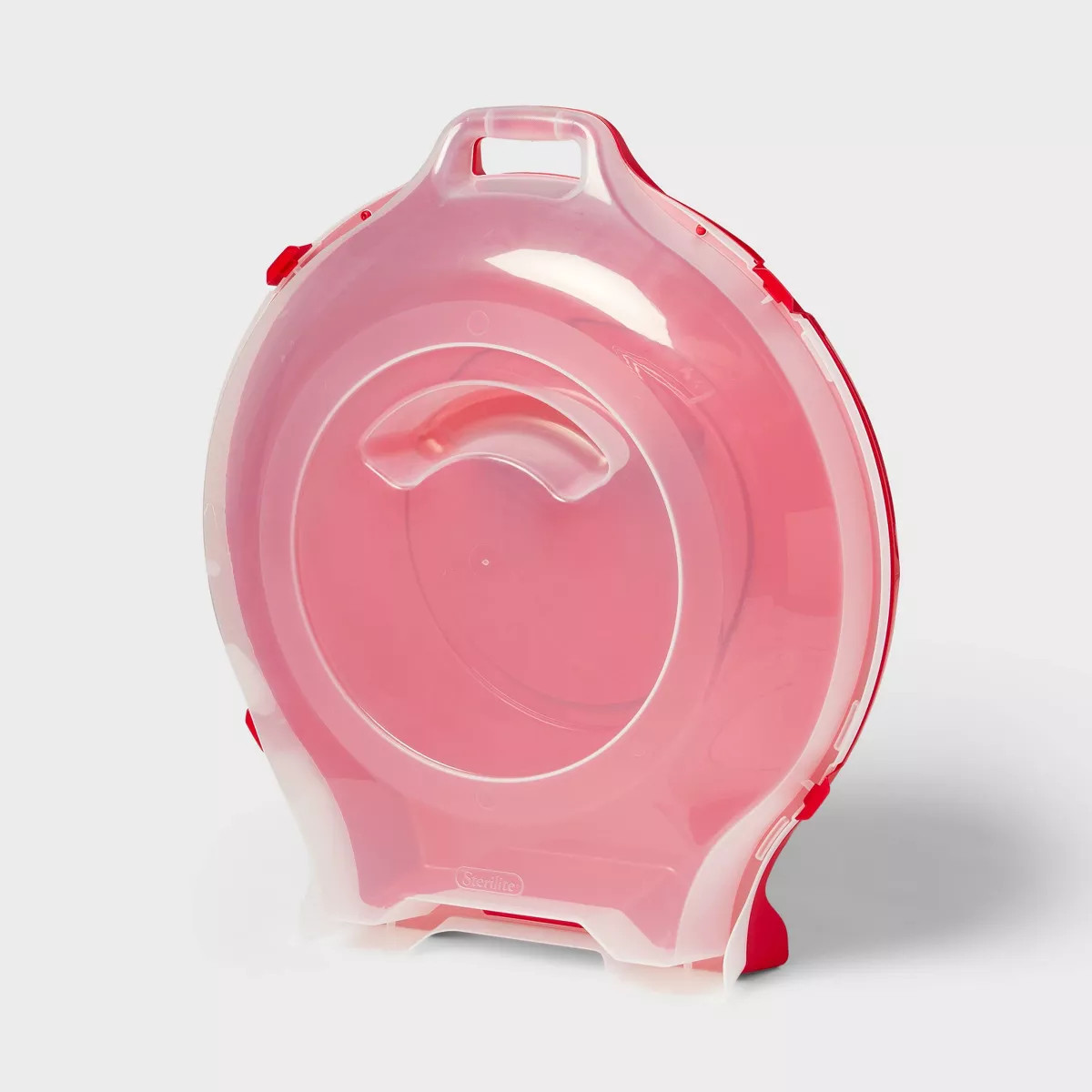 24" Latching Wreath Storage - Brightroom™: Red Plastic Utility Storage Tub, 48.9 Volume, Nestin... | Target