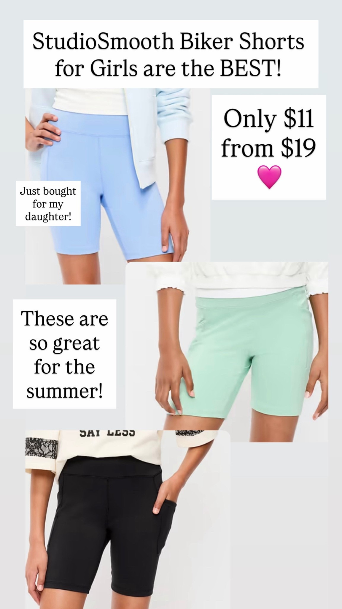 StudioSmooth Biker Shorts for Girls

#LTKKids