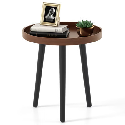 Costway 1 PCS Round Side Table Sofa Coffee End Accent Table Nightstand Home Furniture | Target