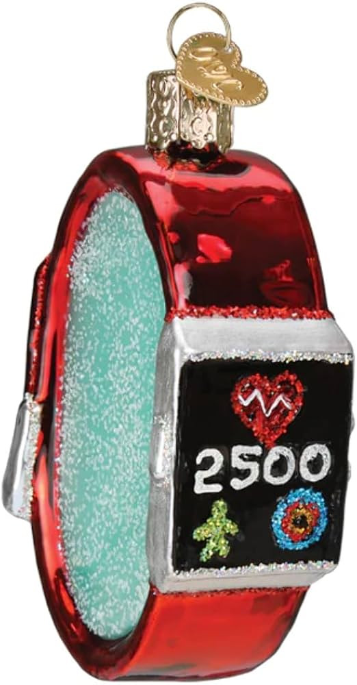Old World Christmas Fitness Watch Glass Blown Ornament for Christmas Tree | Amazon (US)