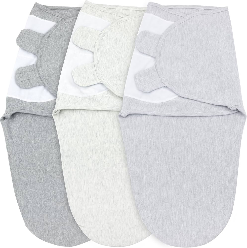 Bublo Baby Swaddles for Newborns – 3-Pack Infant Swaddles 0-3 Months – Adjustable Swaddle Sle... | Amazon (US)