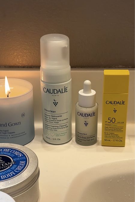Morning skincare routine featuring products from Caudalie. 

#LTKFindsUnder100 #LTKBeauty