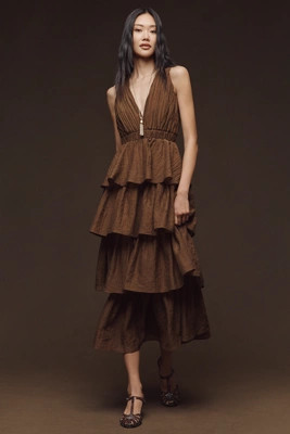 Endless Rose Tiered Sleeveless Maxi Dress | Anthropologie (US)