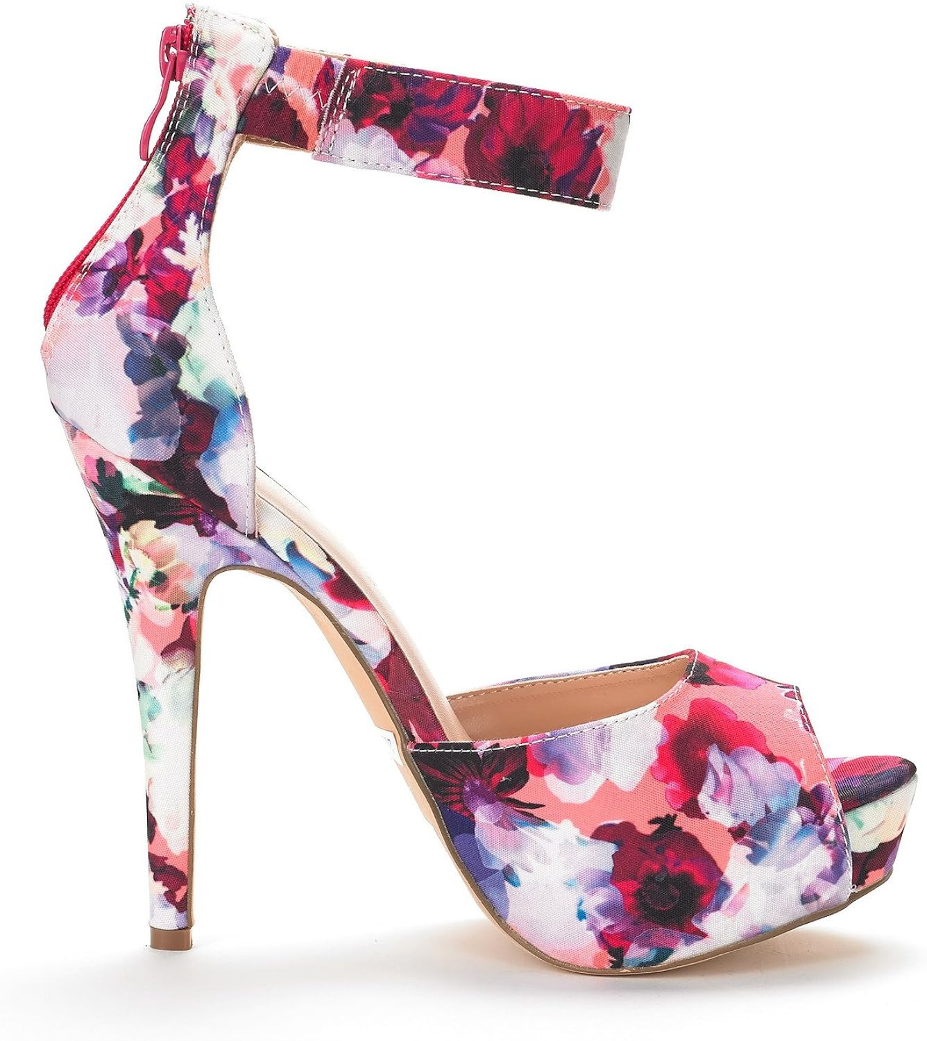 DREAM PAIRS Women's Swan-05 High Heel Plaform Dress Pump Shoes | Amazon (US)