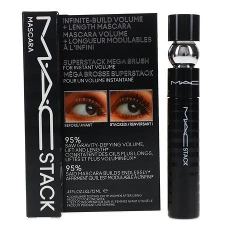 MAC MACStack Mascara Black 0.41 oz | Walmart (US)