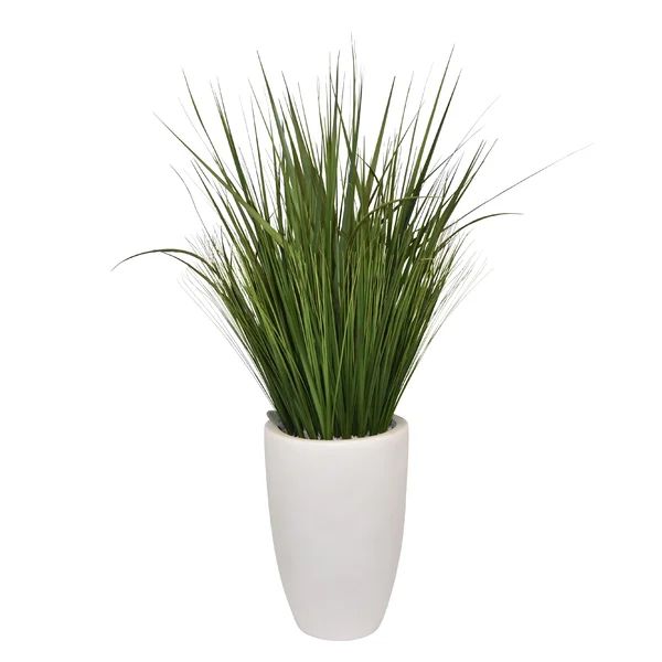 48'' Faux Foliage Grass in Cement Pot | Wayfair North America