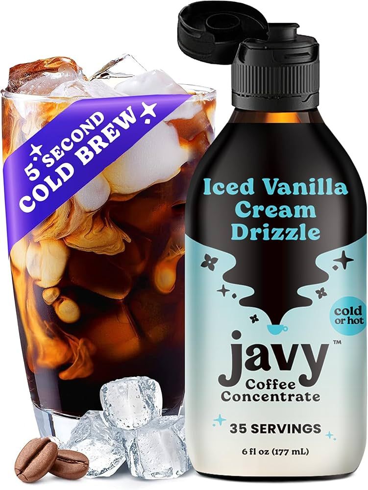 Javy Coffee Concentrate - Cold Brew Coffee, Perfect for Instant Iced Coffee, Cold Brewed Coffee a... | Amazon (US)