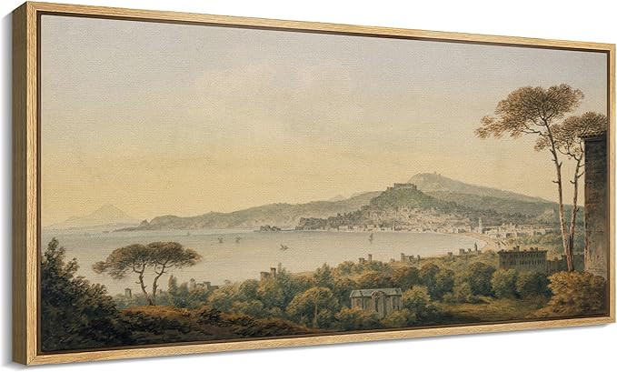 SIGNFORD Extra Large Framed Canvas Print Wall Art Classical Vista Vintage Landscape Illustrations... | Amazon (US)