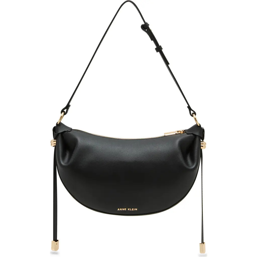 Anne Klein Hobo Crescent Shoulder Bag in Black at Nordstrom Rack | Nordstrom Rack