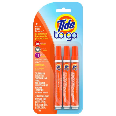 Tide To Go Stain Remover Pen - 3ct/1.01 fl oz | Target