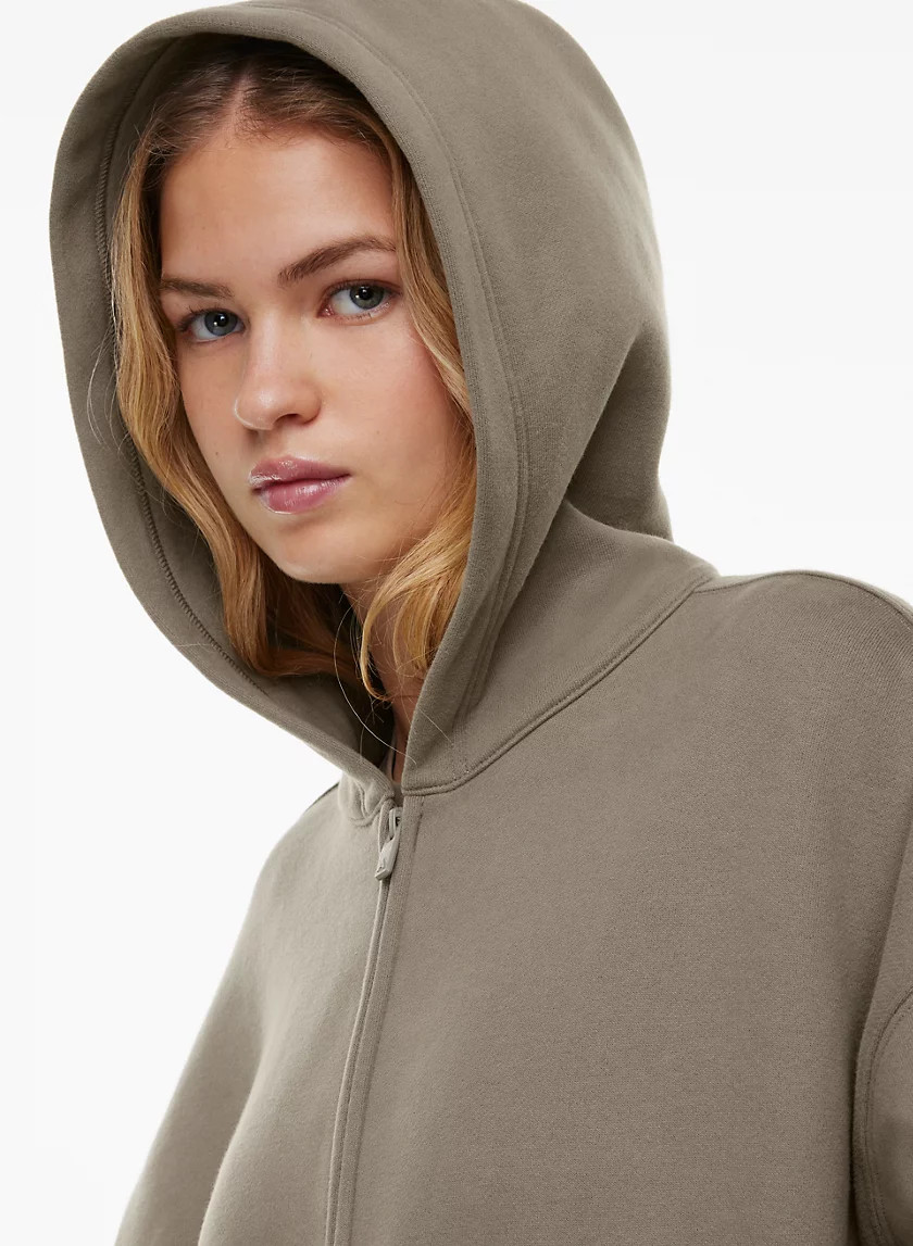 COZY FLEECE MEGA ZIP HOODIE | Aritzia