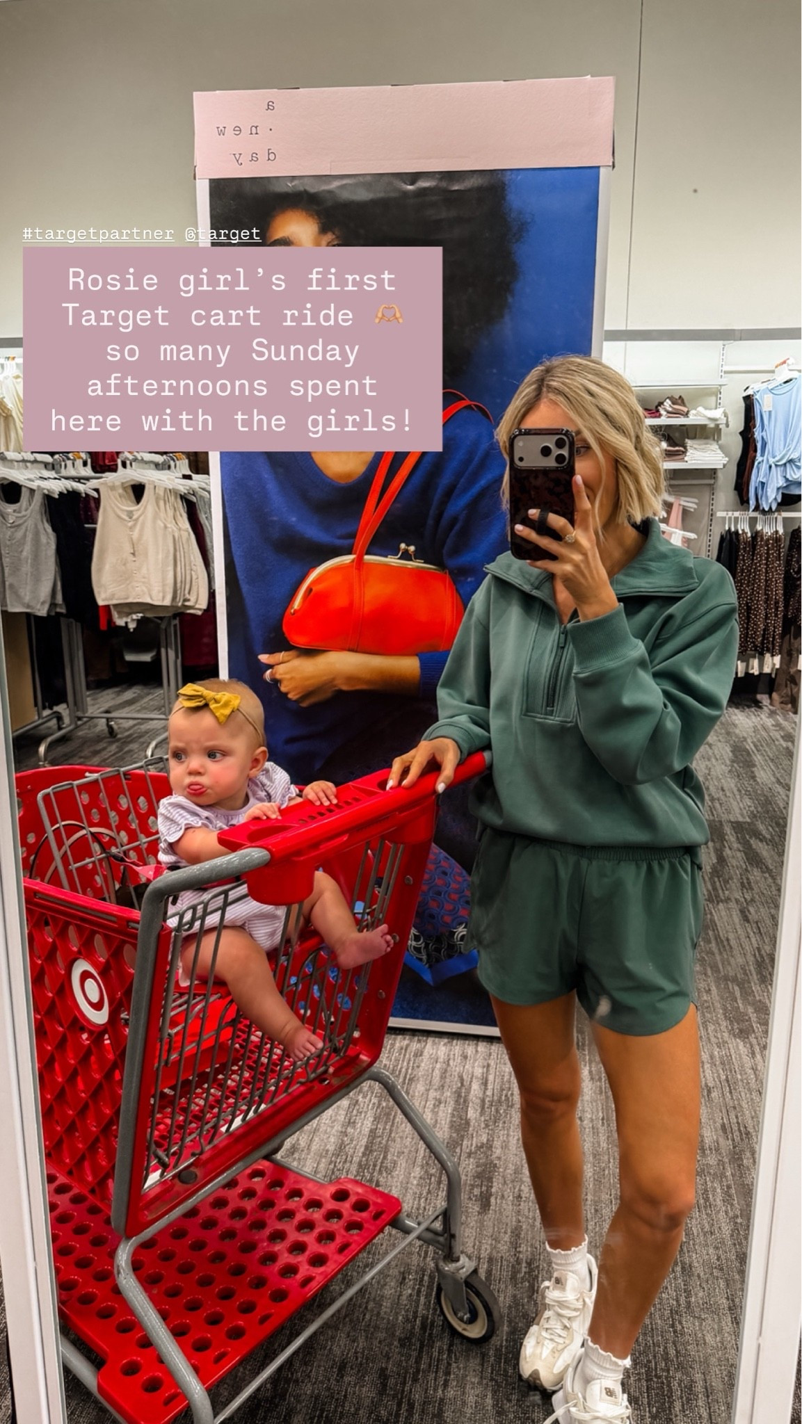 #TargetPartner @Target  Rosie girl’s first Target cart ride 🥹❤️ So many Sunday afternoons spent here with the girls, and now she’s along for the fun! Wearing S in both Loverly grey

Loverly grey, Target finds, Target home decor, fall target favorites

#LTKBaby #LTKHome #LTKSeasonal