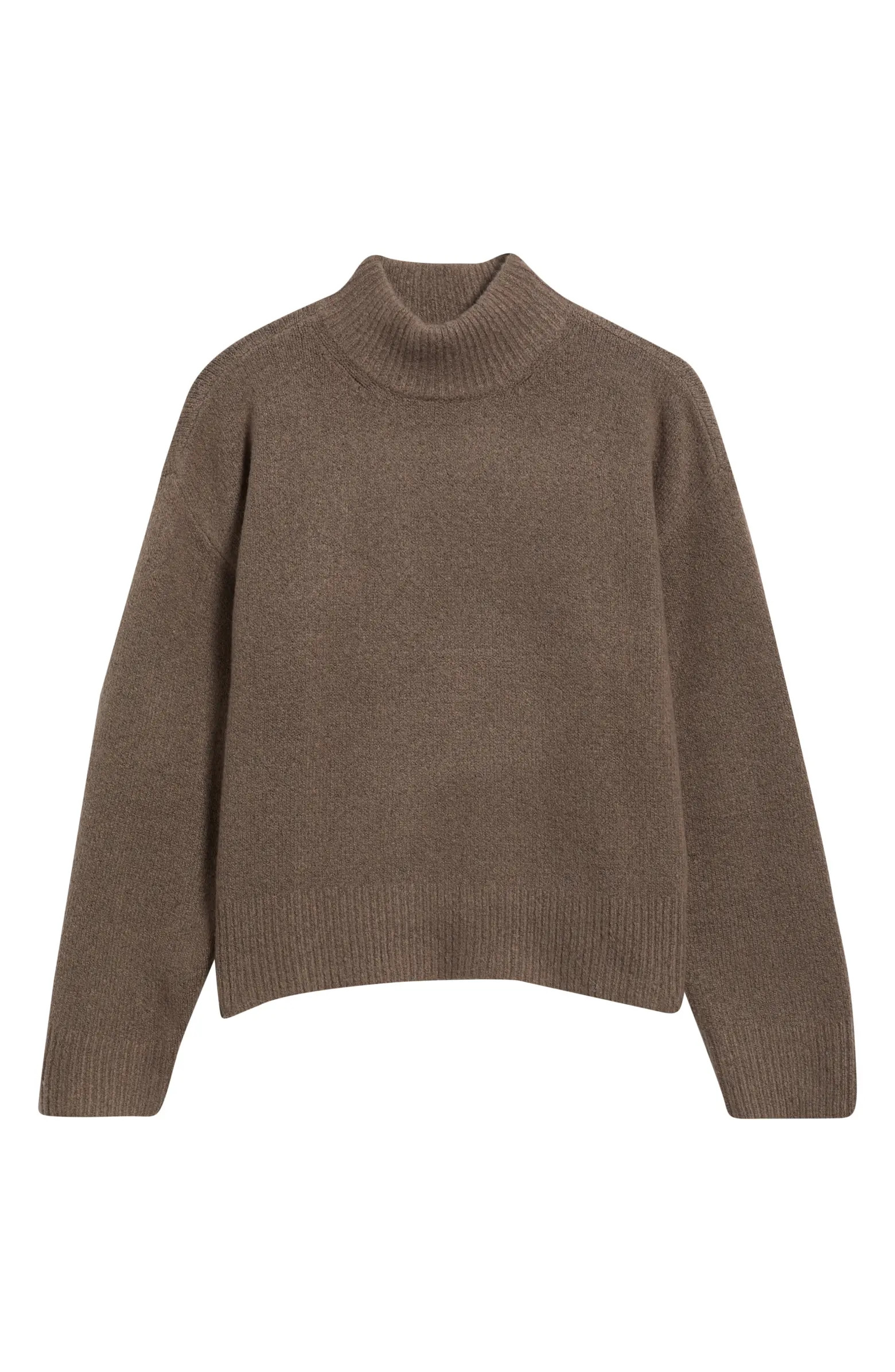 Open Edit Boxy Mock Neck Sweater | Nordstrom | Nordstrom