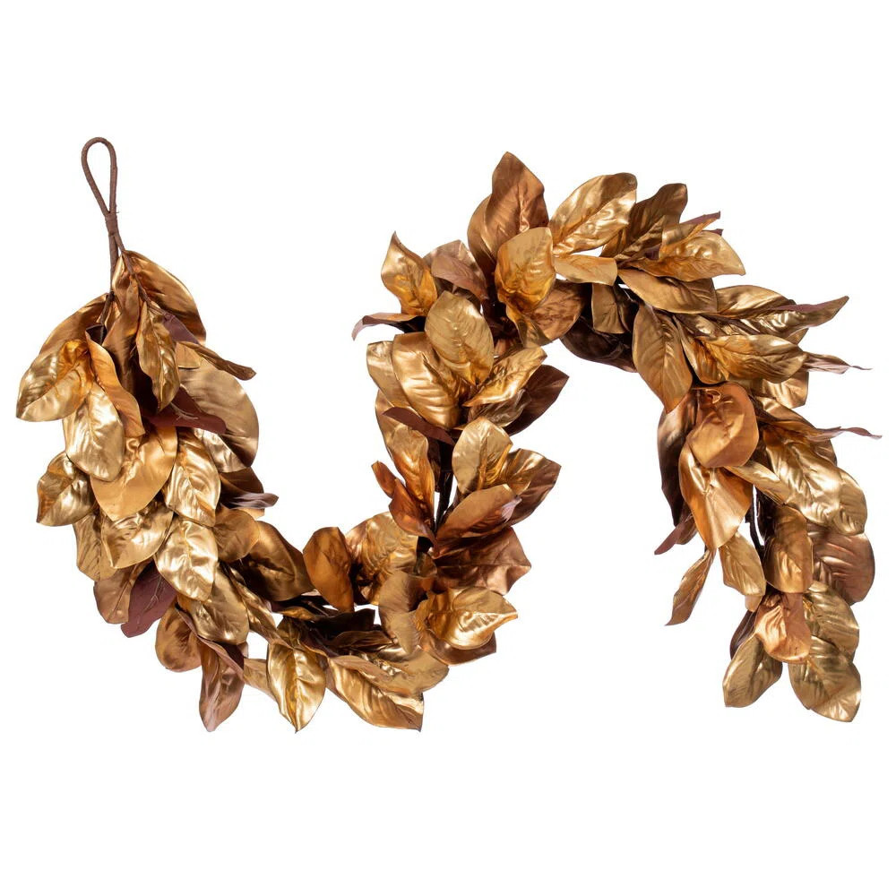 72'' in. Faux Magnolia Garland | Wayfair North America