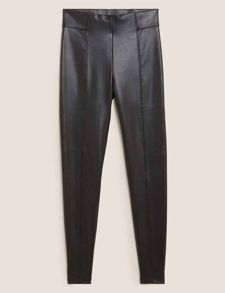 Leather Look High Waisted Leggings | Marks & Spencer (UK)