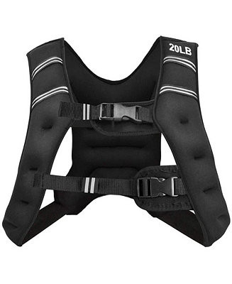 SUGIFT Training Weight Vest Workout Equipment with Adjustable Buckles and Mesh Bag-20 lbs - Macy'... | Macy's
