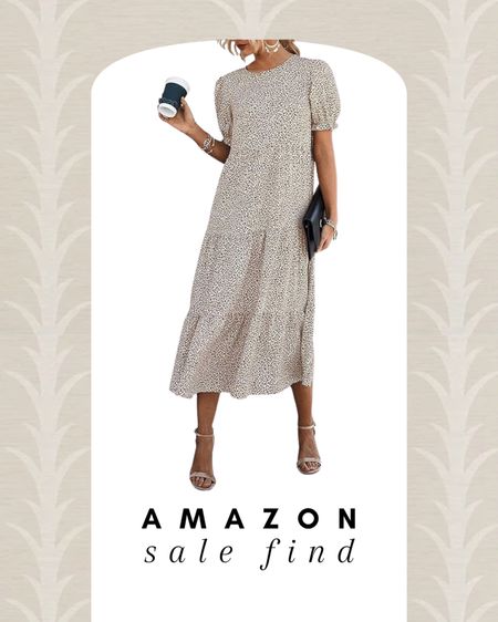 This pretty puff sleeve dress is under $40 👏🏼 I love the length. This is a great throw and go outfit to look great with minimal effort. 

Amazon sale,  sale, sale find, sale alert, daily deal, Amazon deal, Puff sleeve dress, ruffle dress, midi dress, fashion sale, dress under $50, ootd, throw and go outfit, beach dress, dresses, Womens fashion, fashion, fashion finds, outfit, outfit inspiration, clothing, budget friendly fashion, summer fashion, wardrobe, fashion accessories, Amazon, Amazon fashion, Amazon must haves, Amazon finds, amazon favorites, Amazon essentials 

#LTKMidsize #LTKFindsUnder50 #LTKSaleAlert