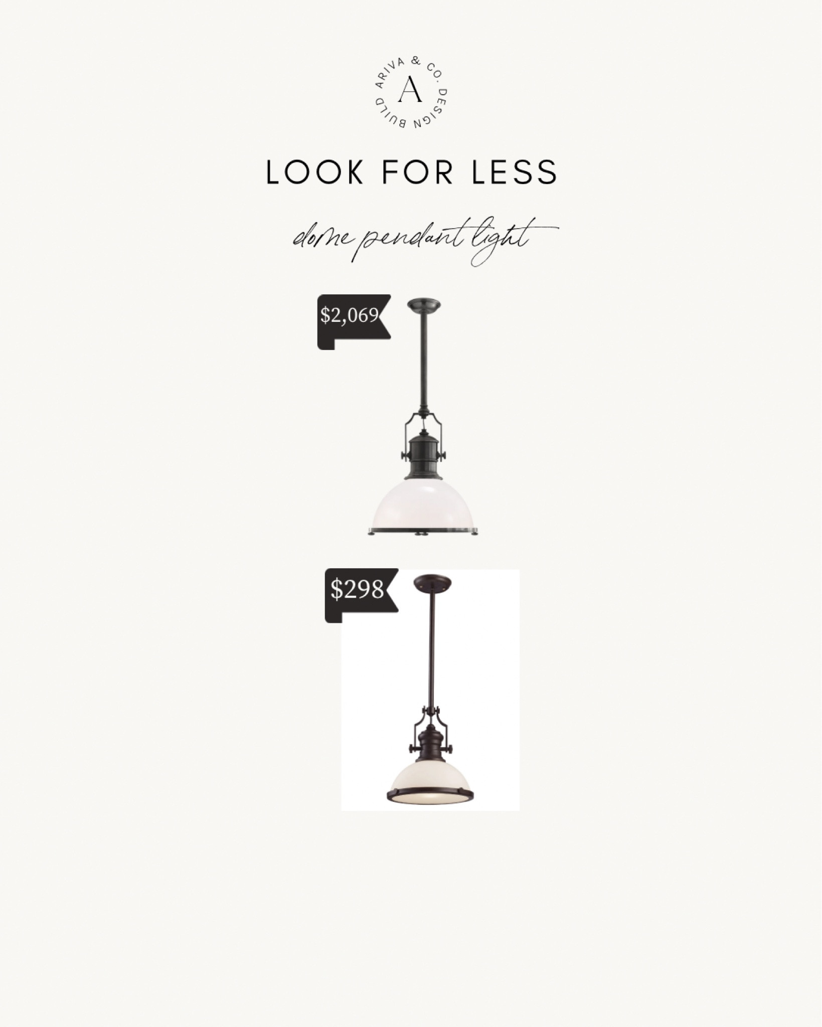 Pendant light look for less 

#LTKhome #LTKsalealert