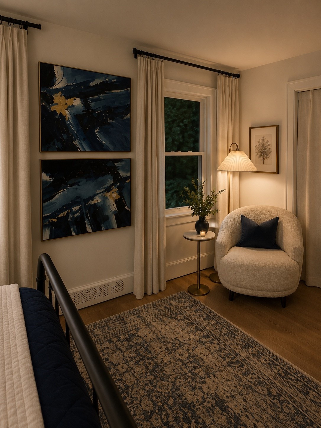 Cozy reading book in bedroom inspiration

#LTKHome