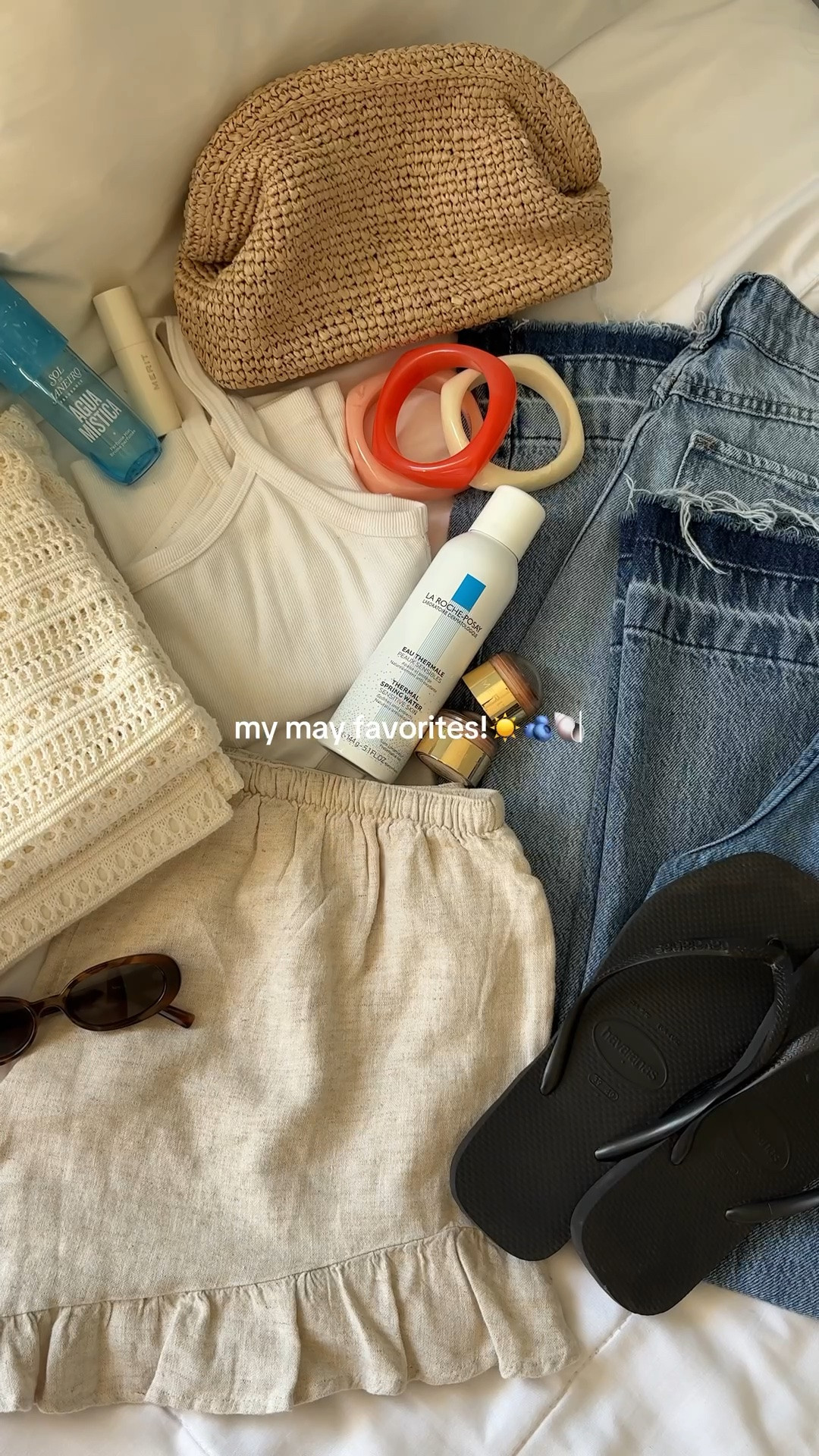 May favorites I can’t get enough of! 🤍

May favorites 
Beauty favorites 
Makeup favorites 
Fashion favorites 
Style favorites 
Summer must have
Summer necessities 
Summer style