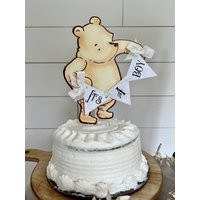Winnie The Pooh Cake Topper/Diaper Topper/Gender Neutral Baby Shower/Baby Shower Decoration/Classic Shower/ Gender Reveal | Etsy (US)