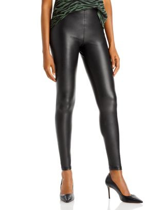 AQUA Faux Leather High Waist Leggings - Exclusive  | Bloomingdale's Women | Bloomingdale's (US)