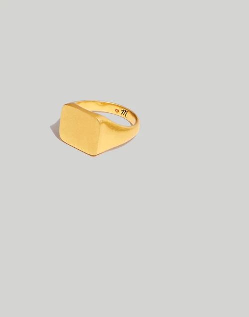 Chunky Signet Ring | Madewell