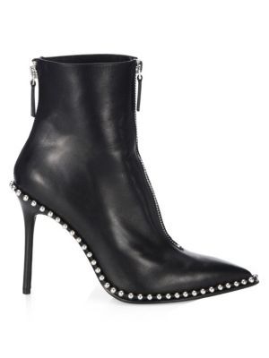 Alexander Wang - Studded Leather Booties | Saks Fifth Avenue