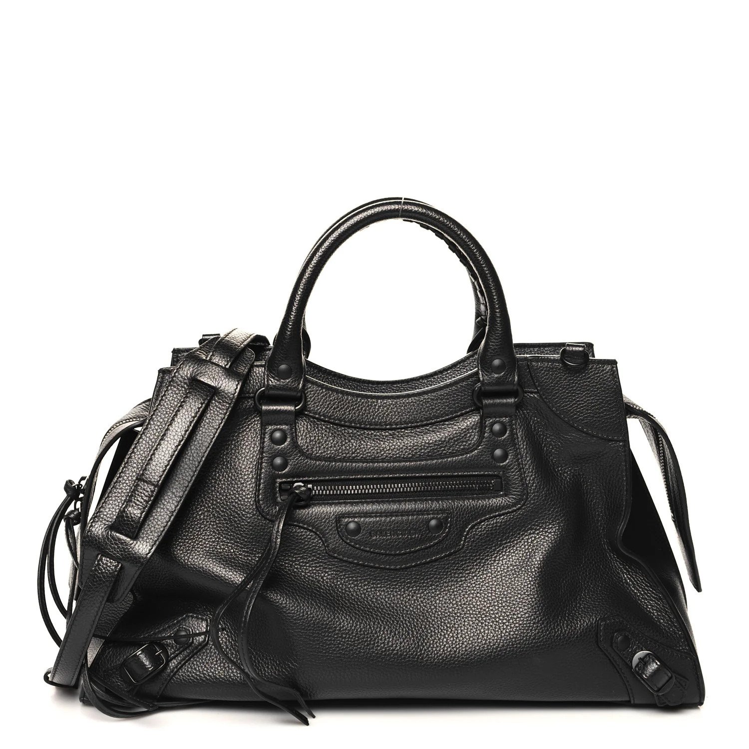 Grained Calfskin Black Hardware Neo Classic City Black | FASHIONPHILE (US)
