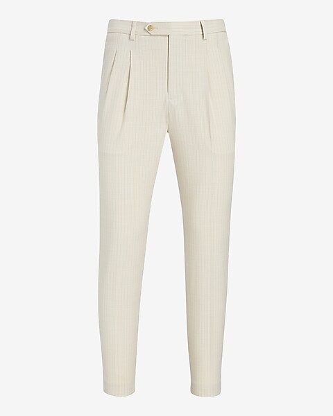Extra Slim Striped Seersucker Hybrid Elastic Waist Suit Pant | Express