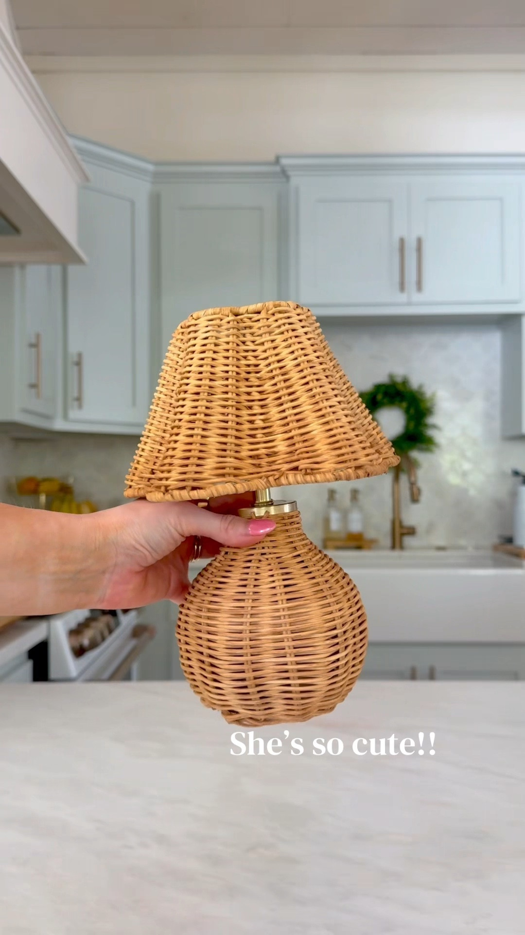 Cutest little wicker lamp under $20! 🔆

Put it anywhere you want - it’s rechargeable and doesn’t need to be plugged in! 



#kitchenlighting #kitchendesignideas #walmartfinds #walmarthome #homedecorideas



#LTKMothersDay #LTKfoodie #LTKHome