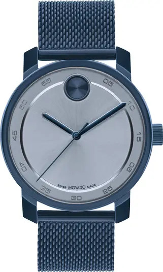 Movado Bold Access Mesh Strap Watch, 41mm | Nordstrom | Nordstrom