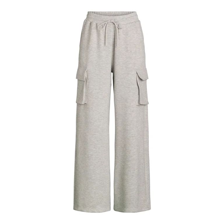 Scoop Wide Leg Trouser Cargo Pant - Walmart.com | Walmart (US)