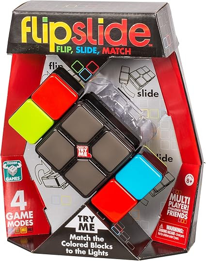 Flipslide Game, Electronic Handheld Game | Flip, Slide, and Match the Colors to Beat the Clock - ... | Amazon (US)