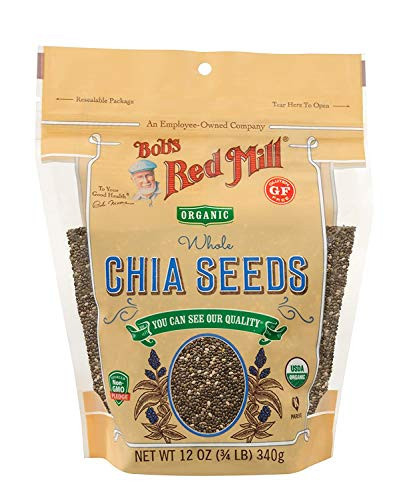 Bob's Red Mill Resealable Organic Chia Seeds 12 Ounce (Pack of 2) | Amazon (US)
