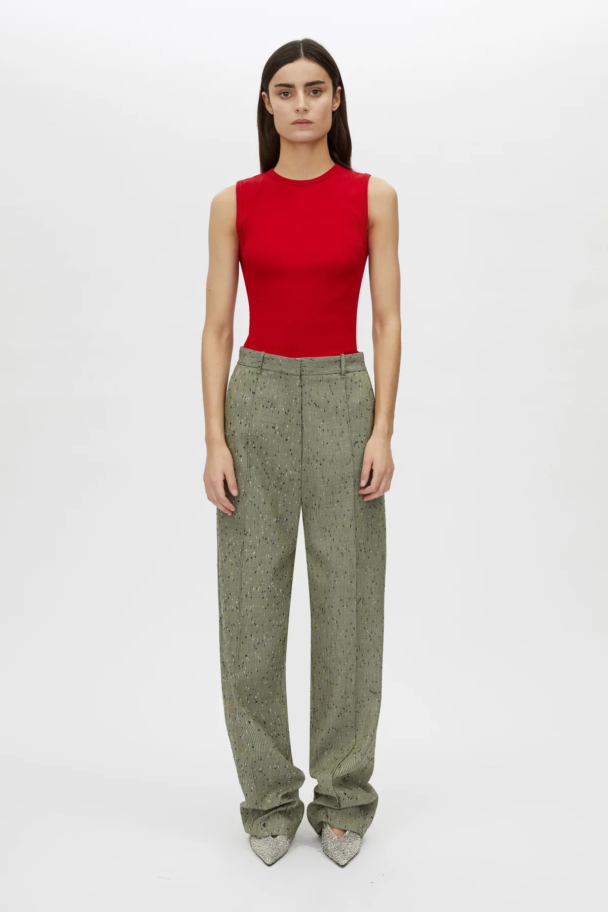 Nora Crew Tank in Ruby Red - CAMILLA AND MARC® C&M | CAMILLA AND MARC (ANZ)