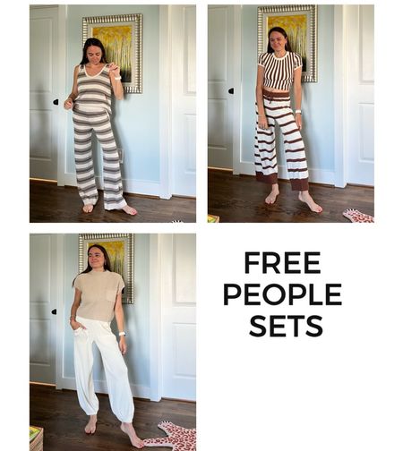 Free people sets. Travel set. Sweater set. Free people travel set. Summer sweater sets. 

#LTKTravel #LTKStyleTip