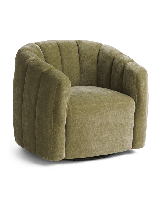Sofia Channel Back Swivel Chair | TJ Maxx